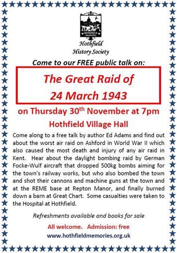 - History Society - The Great Raid of March 1943